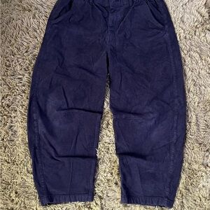 American Eagle Outfitters Men's Deep Blue Corduroy baggy Pants